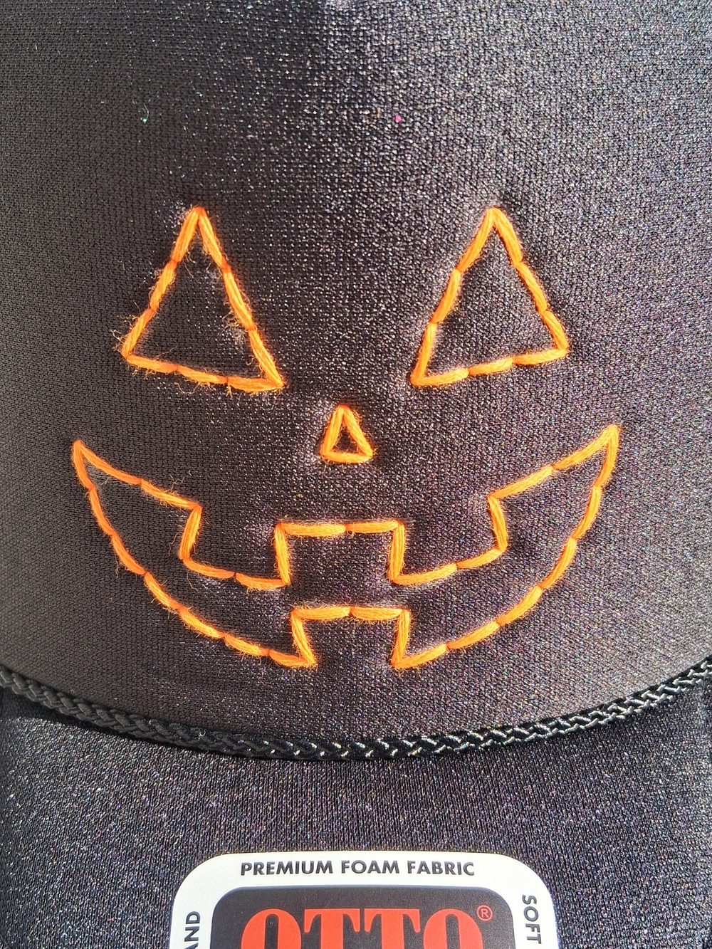 Black Jack-O-Lantern Costume Hat